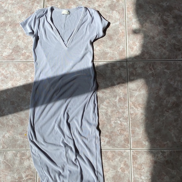 Wilfred free Corin dress in blue silver gray - Picture 3 of 3